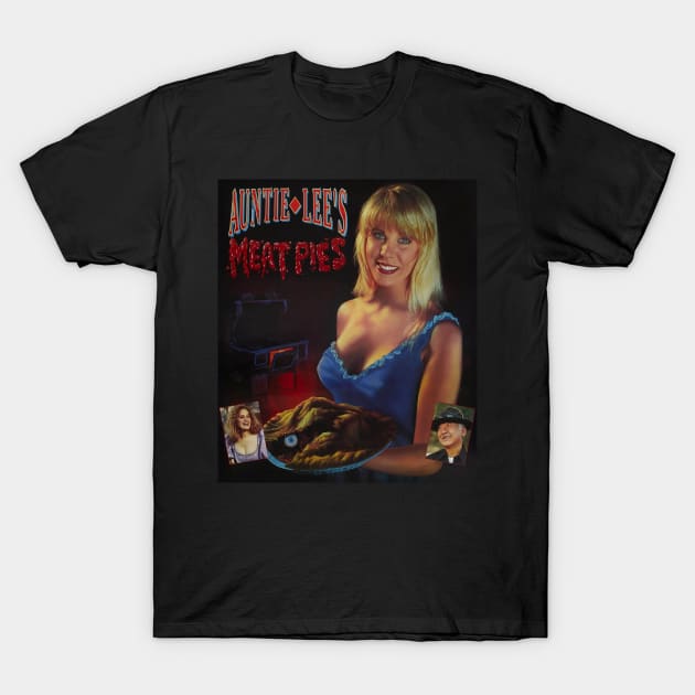 Auntie Lee's Meat Pies (1992) T-Shirt by SHOP.DEADPIT.COM 